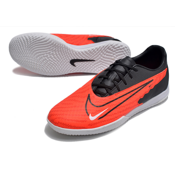 Nike Phantom GX Academy Laceless Black and Red Indoor IC Football Boot