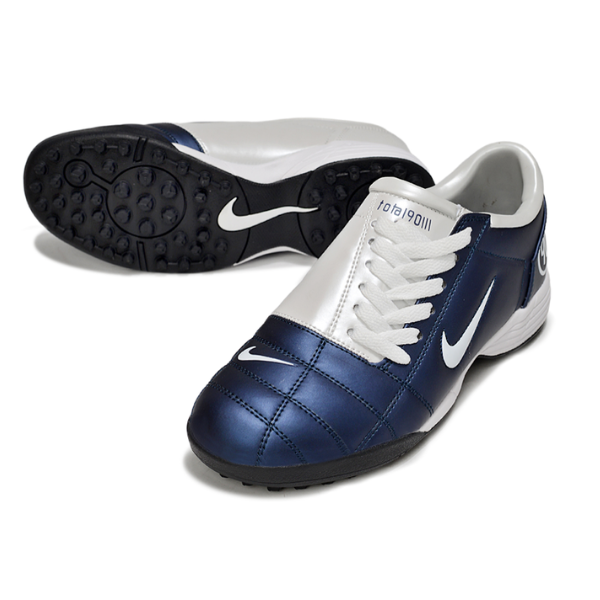 Botas de fútbol Nike Total 90 III Turf TF azul y blanco