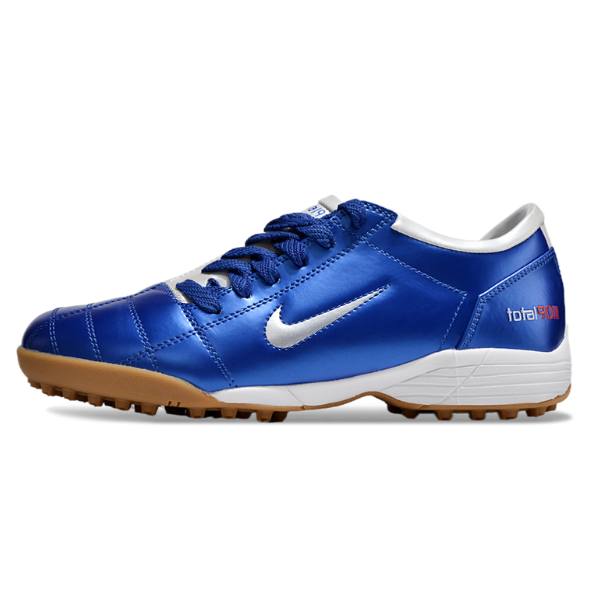 Botas de fútbol Nike Total 90 III Turf TF azul y blanco