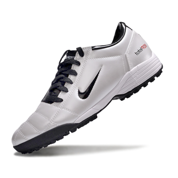 Nike Total 90 III Silver and Black Turf TF Football Boot