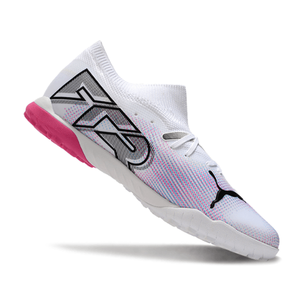 Puma Future 7 White and Purple Turf TF Football Boot
