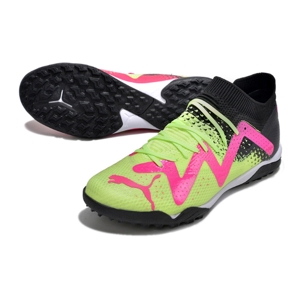 Puma Future Ultimate Green and Pink Turf TF Football Boot