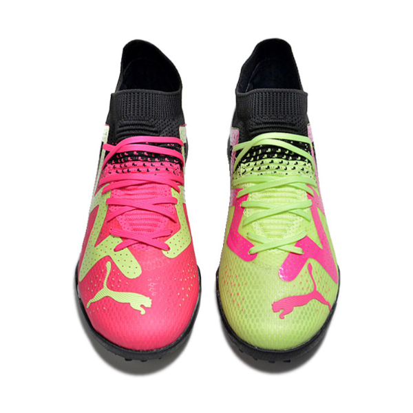 Puma Future Ultimate Green and Pink Turf TF Football Boot