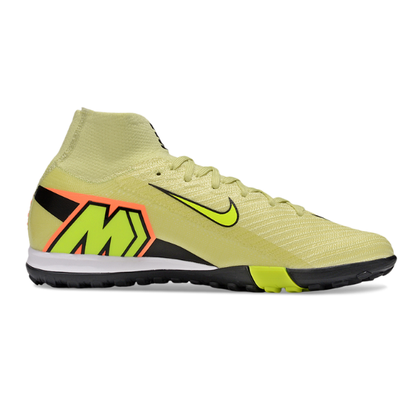 Botas de fútbol Nike Zoom Mercurial Superfly 10 Elite para niños, color amarillo, para césped artificial (TF)