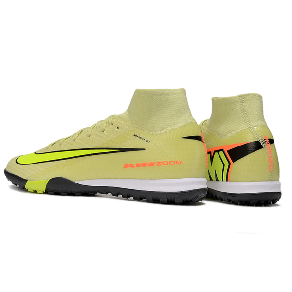 Botas de fútbol Nike Zoom Mercurial Superfly 10 Elite para niños, color amarillo, para césped artificial (TF)