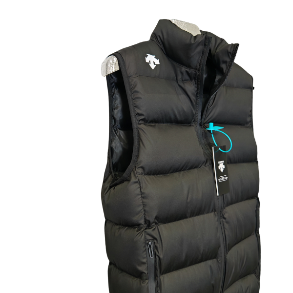 Chaleco acolchado negro decente 
