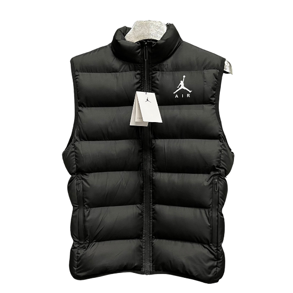 Chaleco acolchado negro Jordan 