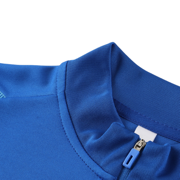 Conjunto Adidas Blue Cold con camiseta y pantalones con cremallera de un cuarto