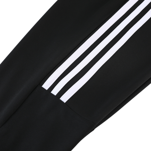 Conjunto de entrenamiento Adidas Training negro y gris, camiseta y pantalón