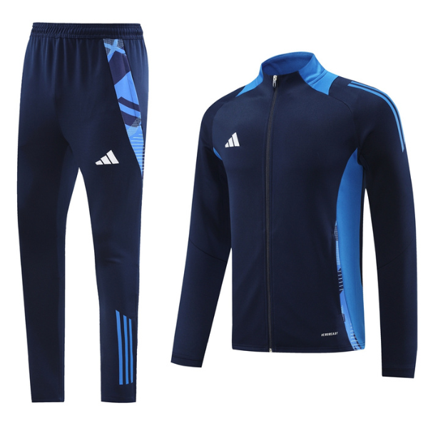 Chaqueta y pantalón Adidas azul oscuro Cold Set 