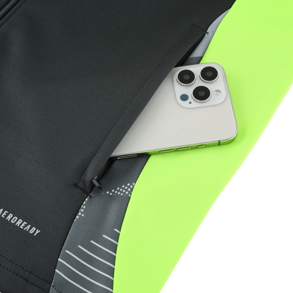 Chaqueta y pantalón Adidas gris y verde Cold Set 