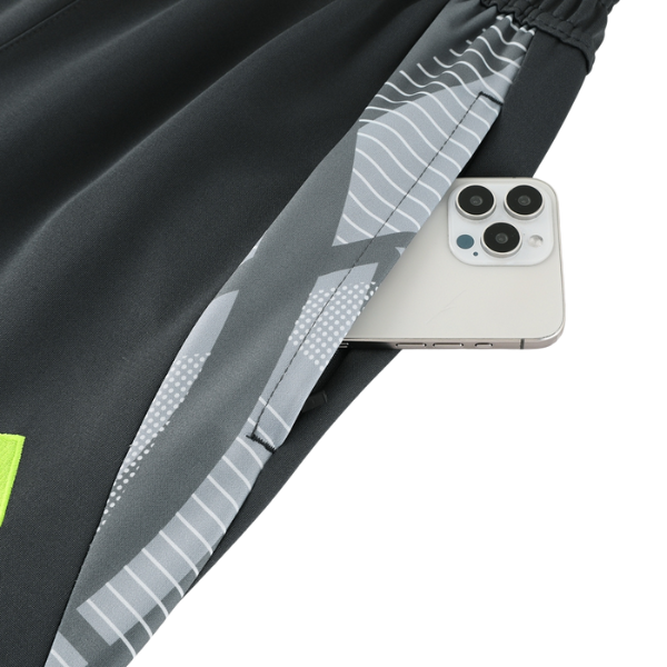 Chaqueta y pantalón Adidas gris y verde Cold Set 