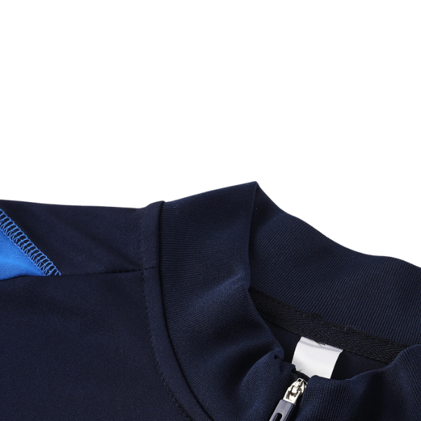 Conjunto Adidas Blue Cold con camiseta y pantalones con cremallera de un cuarto