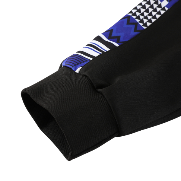 Puma Cold Set Blue White and Black Cold Set Quarter-Zip Top and Pants 