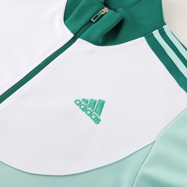 Chaqueta y pantalones Adidas Green and White Cold Set 