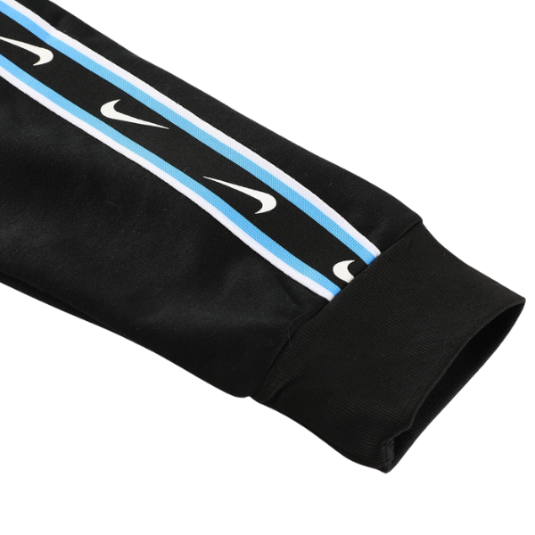Nike Black and Light Blue Cold Set Jacket and Pants