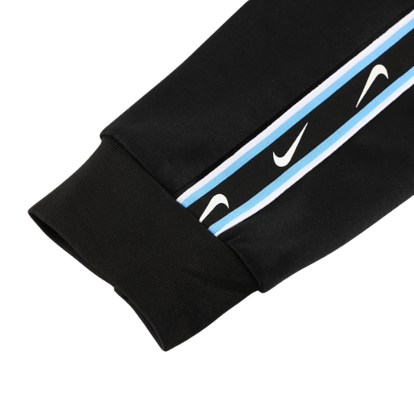 Nike Black and Light Blue Cold Set Jacket and Pants