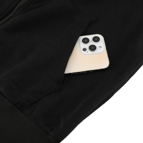 Nike Black Gray and Orange Cold Set Jacket and Pants