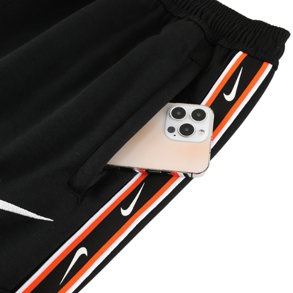 Nike Black Gray and Orange Cold Set Jacket and Pants