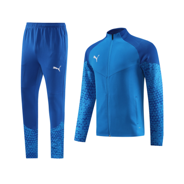 Puma Light Blue Cold Set Jacket and Pants 