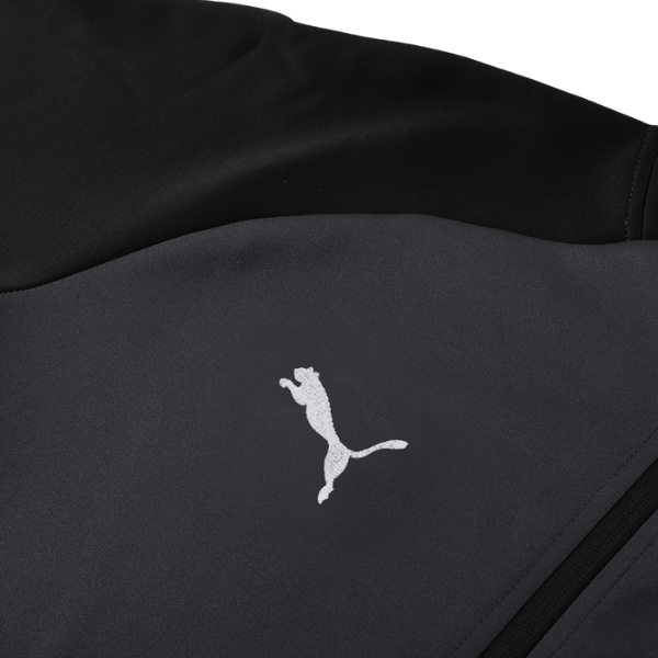 Puma Gray and Black Cold Set Jacket and Pants 