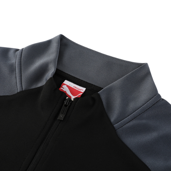 Puma Black and Gray Cold Set Jacket and Pants 