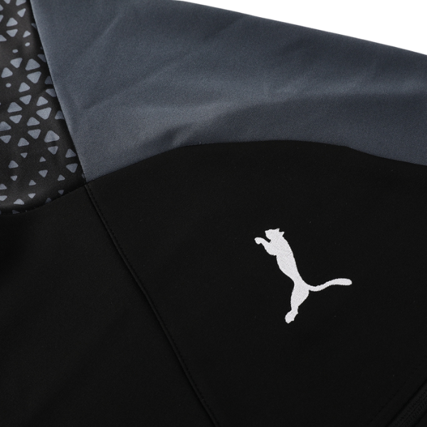 Puma Black and Gray Cold Set Jacket and Pants 