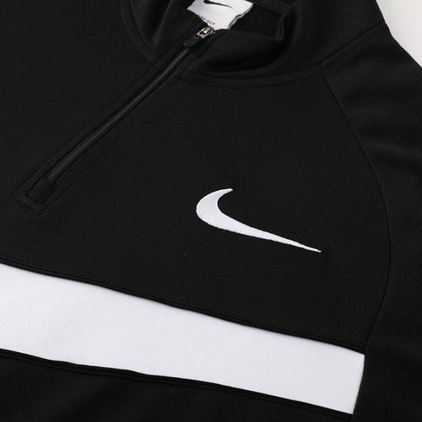 Nike Black Cold Set Quarter-Zip Top and Pants 