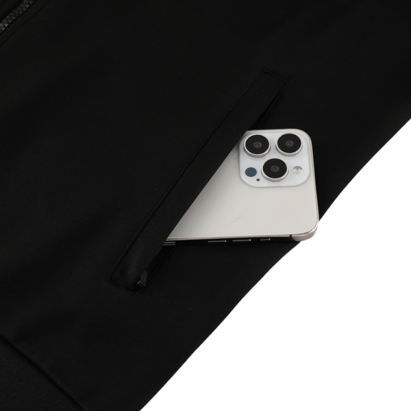 Nike Black and Gray Cold Set Jacket and Pants