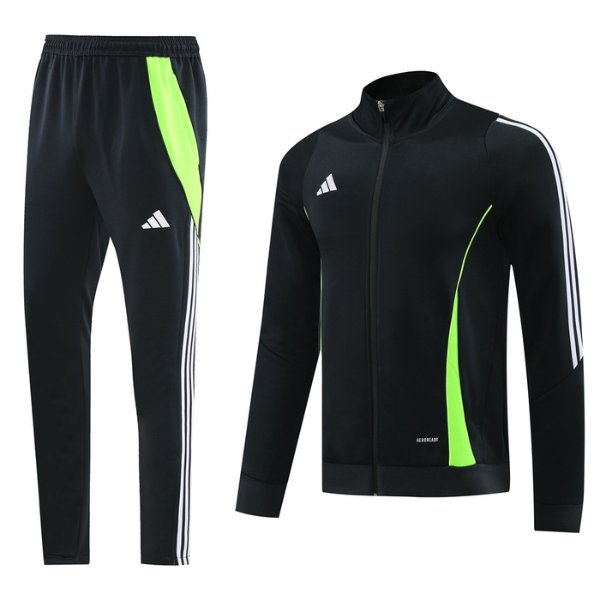 Chaqueta y pantalón Adidas Black Green Cold Set 