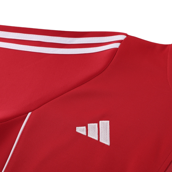 Chaqueta y pantalón Adidas Cold Set rojo y negro 
