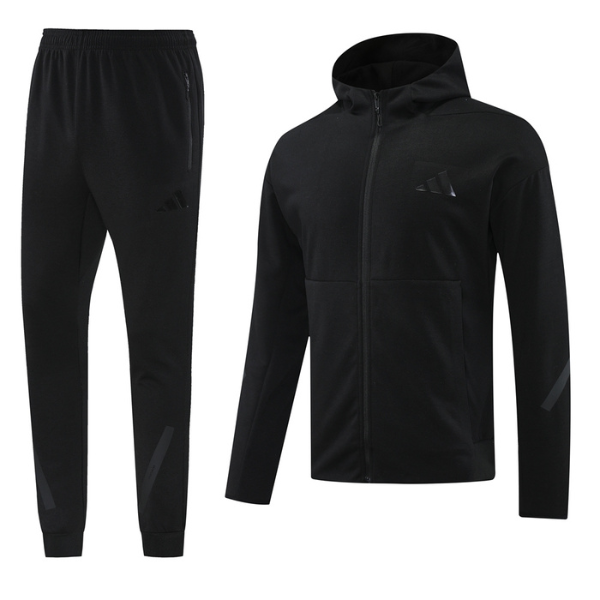 Conjunto de abrigo y pantalón Adidas Cold Black 