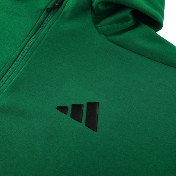 Abrigo y pantalones verdes Adidas Cold Set 