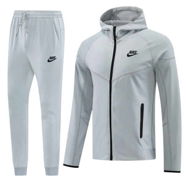 Nike Tech Fleece Gray Cold Set Coat and Pants