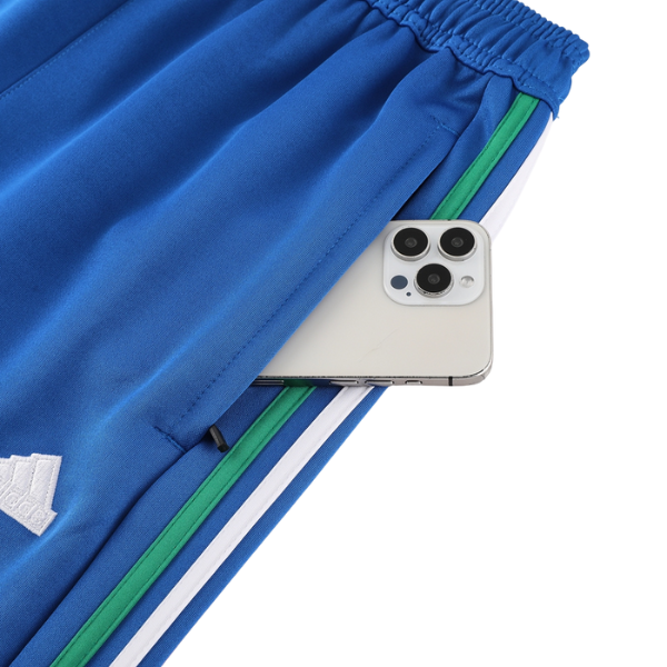 Chaqueta y pantalón Adidas azul, verde, blanco y rojo Cold Set 