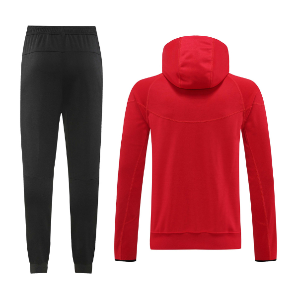 Conjunto de chaqueta y pantalón Nike Cold Red y negro