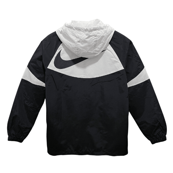 Nike Black and White Windbreaker Jacket