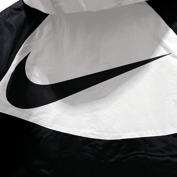 Nike Black and White Windbreaker Jacket
