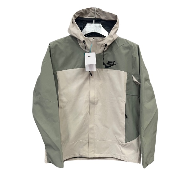 Nike Green and Beige Windbreaker Jacket 