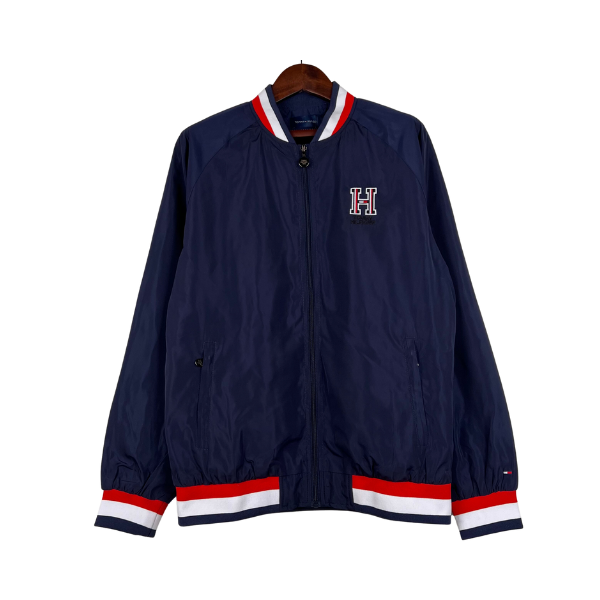 Chaqueta cortavientos azul de Tommy Hilfiger 