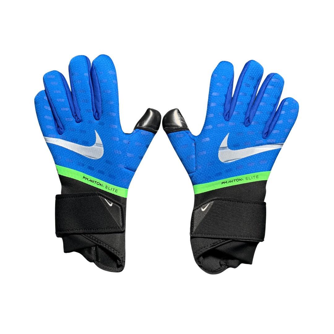 Nike Phantom Elite Blue and Black Goalkeeper Gloves