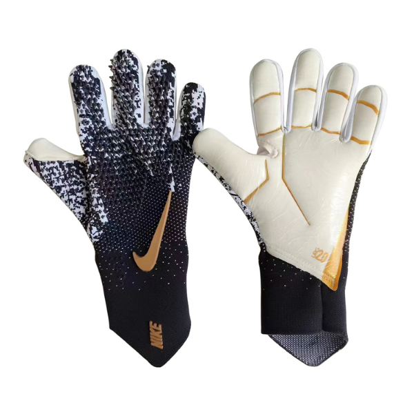 Nike HyperTouch Elite Black and Gray Goalkeeper Gloves 
