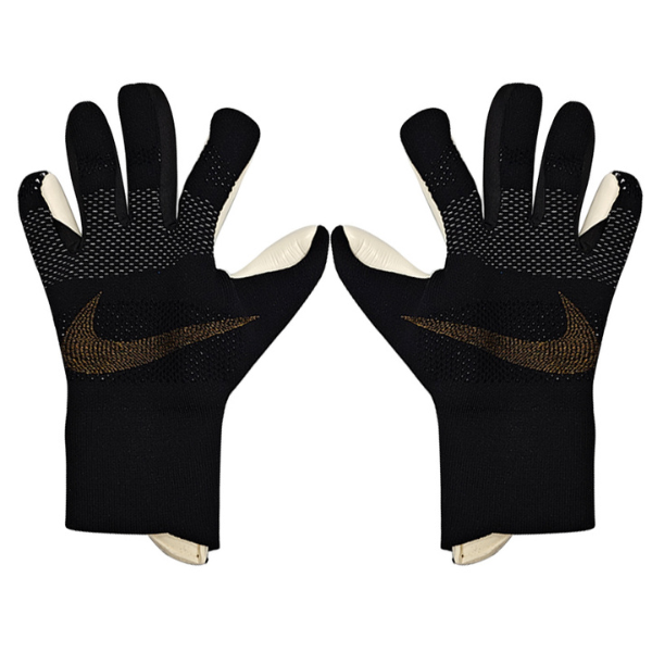 Nike Vapor Dynamic Fit Elite Black and Gold Goalkeeper Gloves 