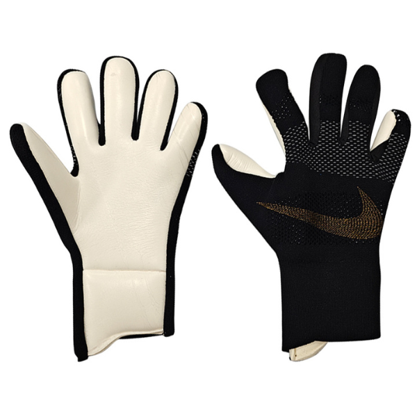 Nike Vapor Dynamic Fit Elite Black and Gold Goalkeeper Gloves 