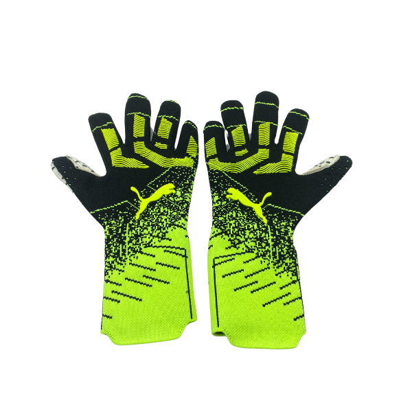 Guantes de portero Puma Future Z negros y verdes 