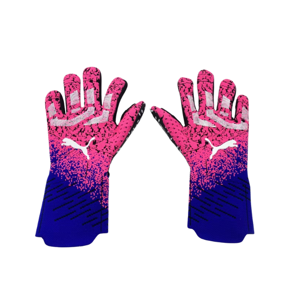 Puma Future Z Pink and Blue Goalkeeper Gloves 
