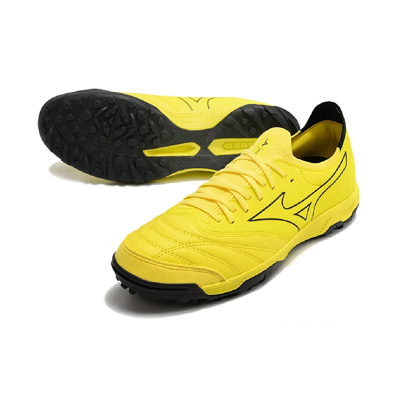 Bota de fútbol Mizuno Neo Sala Turf TF amarilla y negra