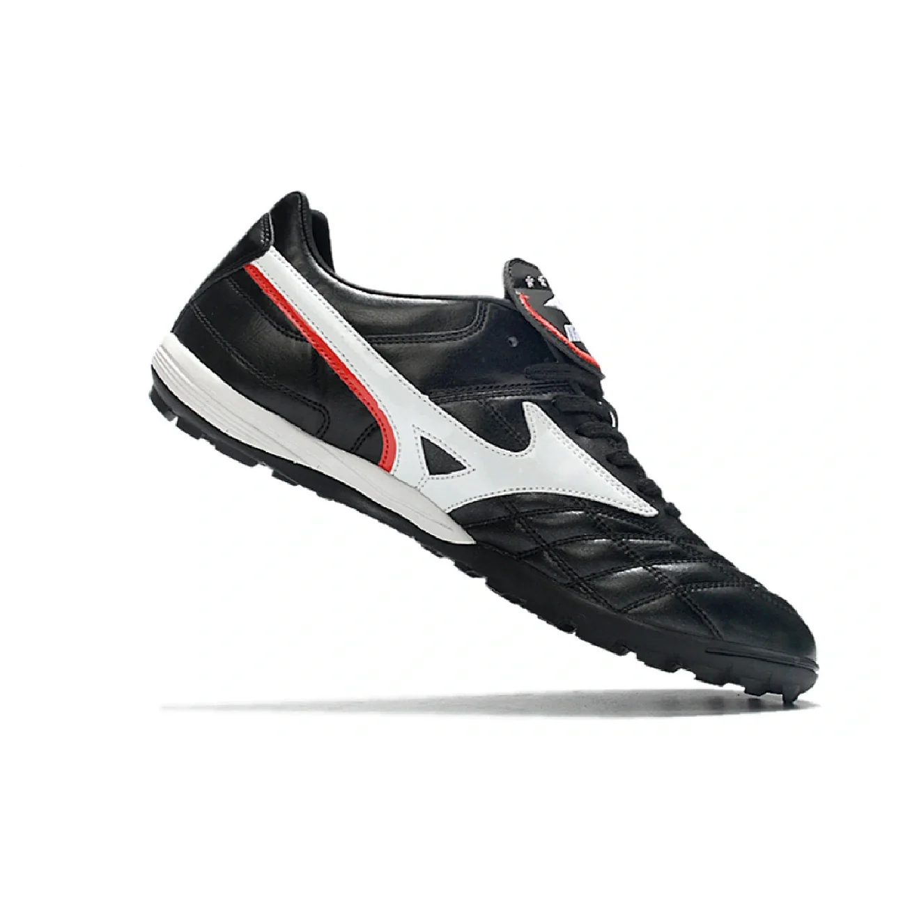 Botas de fútbol Mizuno Wave Cup Turf TF en blanco y negro