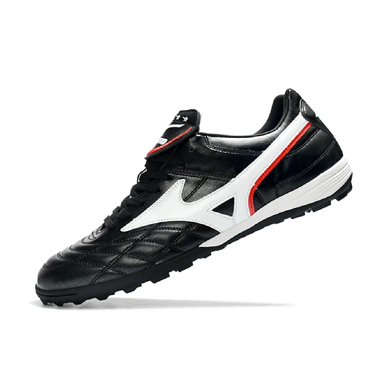 Botas de fútbol Mizuno Wave Cup Turf TF en blanco y negro