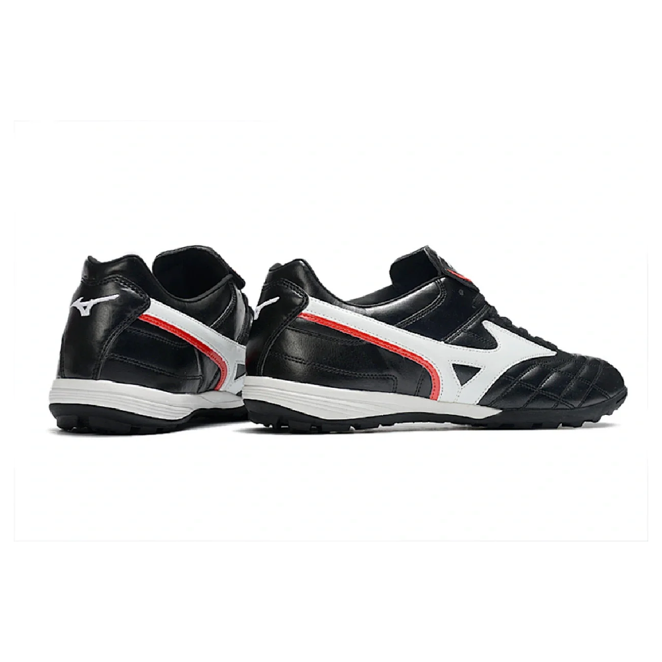 Botas de fútbol Mizuno Wave Cup Turf TF en blanco y negro